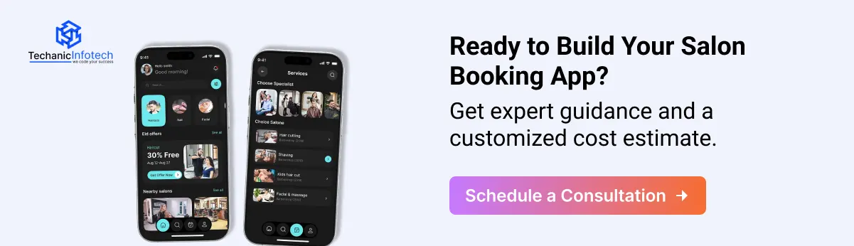 Develop a Salon Appointment Booking App CTA